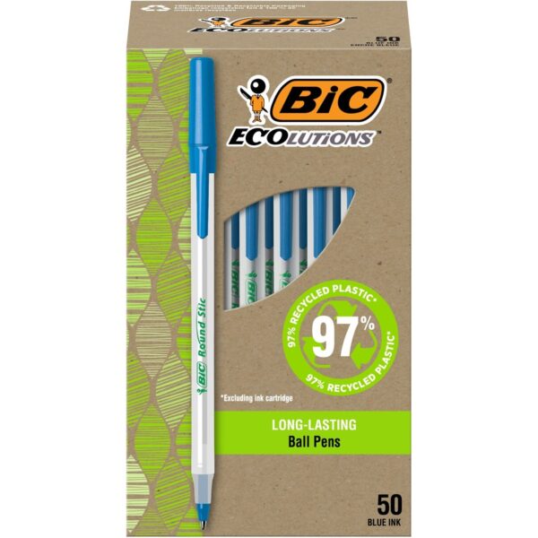 BIC Ecolutions Round Stic Ball Point Pen