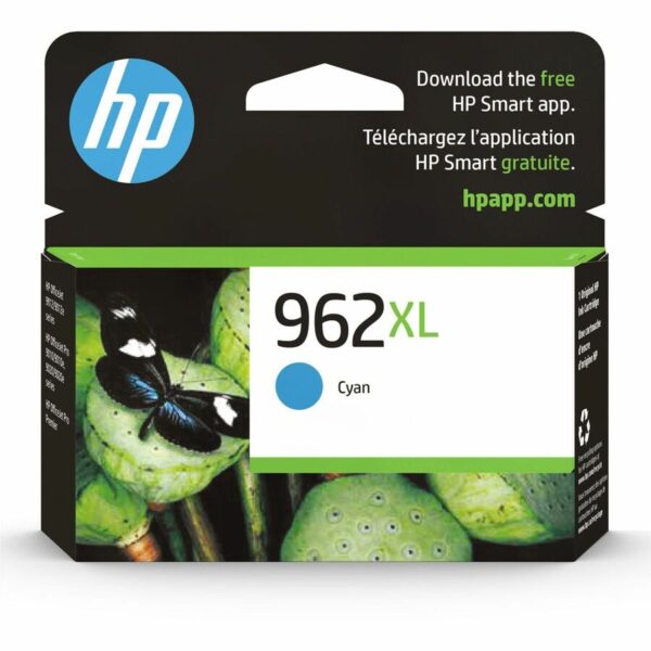 HP 962XL (3JA00AN) Original High Yield Inkjet Ink Cartridge - Cyan - 1 Each