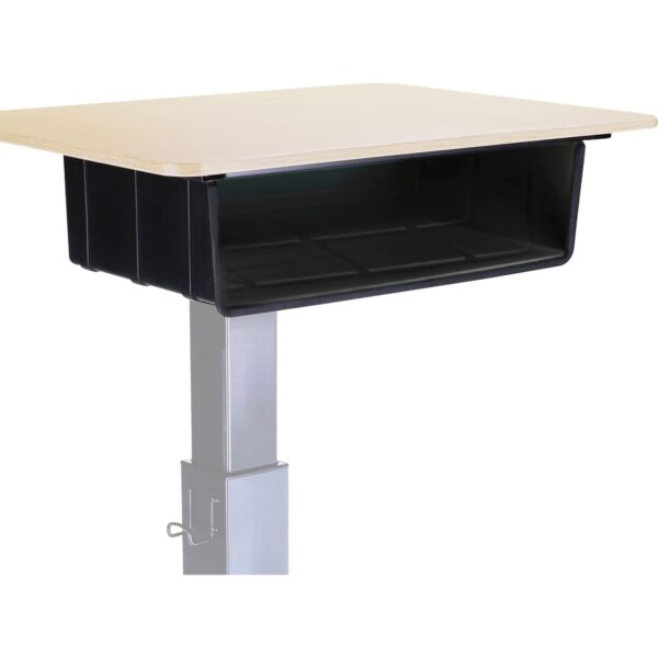 Lorell Sit-to-Stand School Desk w/Large Book Box