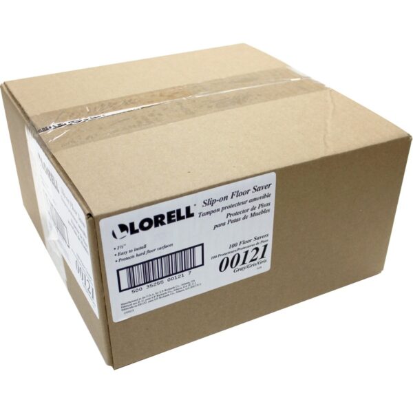 Lorell 1-3/8" Round Leg Slip-on Floor Savers - Image 2