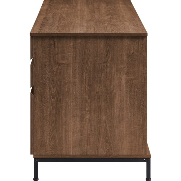 Lorell SOHO Desk with Side Drawers - Image 3