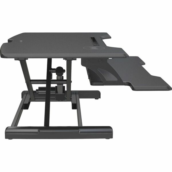 Lorell Electric Desk Riser with Wireless Device Charging - Image 4