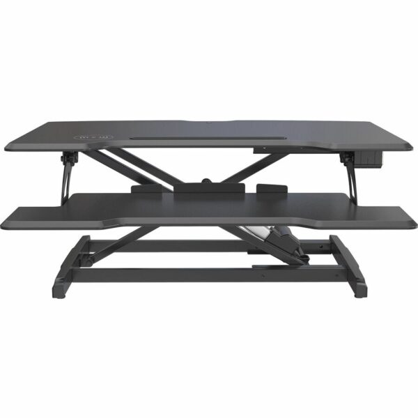 Lorell Electric Desk Riser with Wireless Device Charging - Image 6