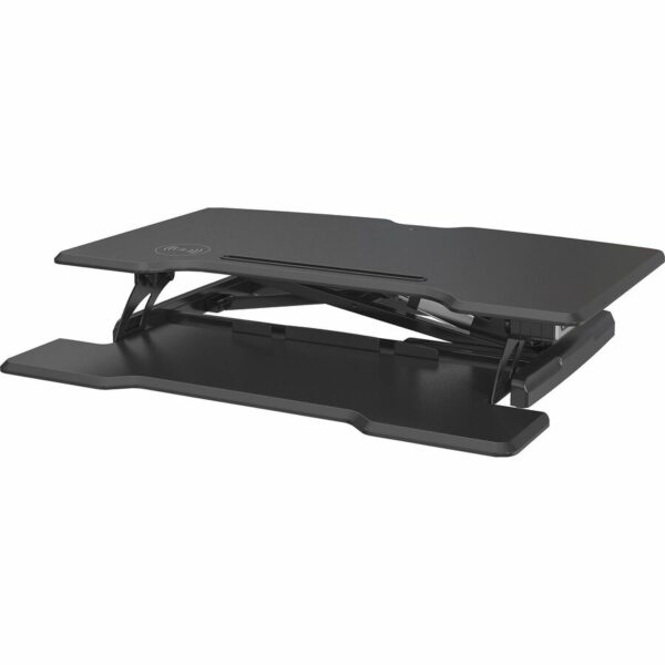 Lorell Electric Desk Riser with Wireless Device Charging - Image 7