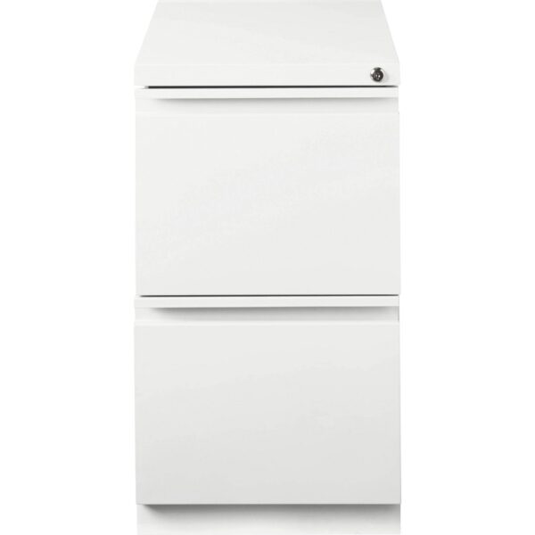 Lorell 20" File/File Mobile File Cabinet with Full-Width Pull - Image 3