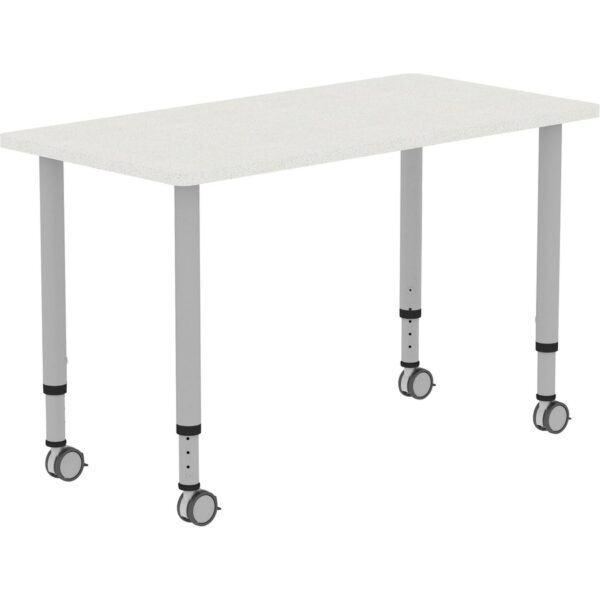 Lorell Attune Height-adjustable Multipurpose Rectangular Table