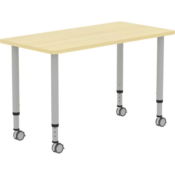 Lorell Attune Height-adjustable Multipurpose Rectangular Table