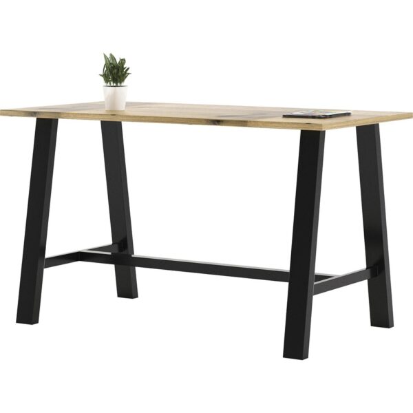 KFI Midtown Solid Wood Top Cafe Table