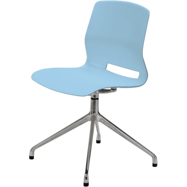 KFI Swey Collection 4-Post Swivel Chair