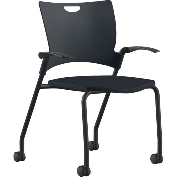 9 to 5 Seating Bella Fixed Arms Mobile Stack Chair