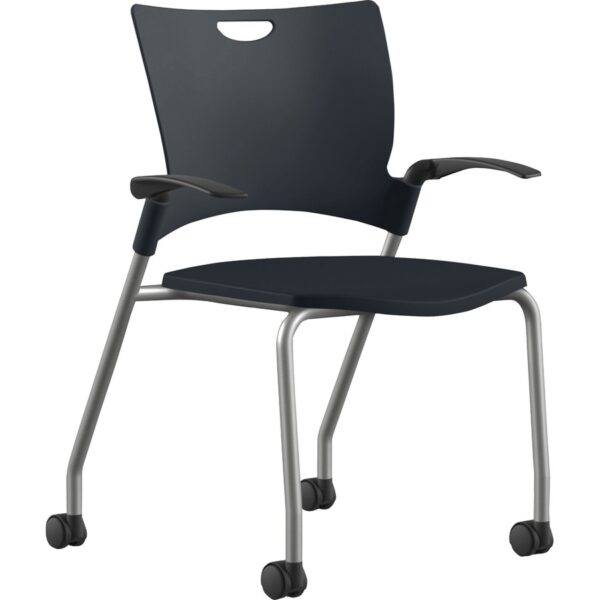 9 to 5 Seating Bella Fixed Arms Mobile Stack Chair