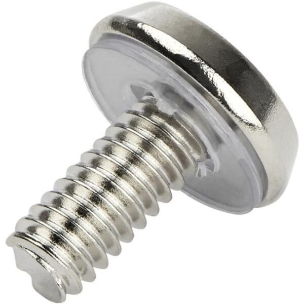 StarTech.com 12-24 Server Rack Screws - 50 Pack - Nickel-Plated - Image 3