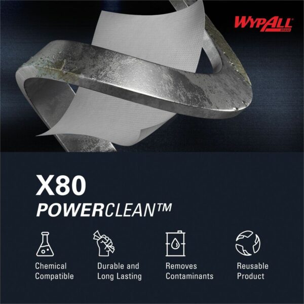 Wypall PowerClean X80 Heavy Duty Cloths - Image 5