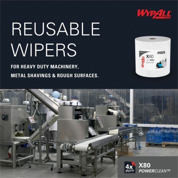 Wypall PowerClean X80 Heavy Duty Cloths - Image 6