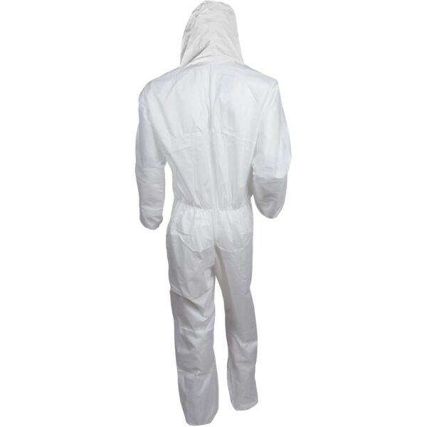 Kleenguard A20 Coveralls - Zipper Front, Elastic Back, Wrists, Ankles & Hood - Image 3