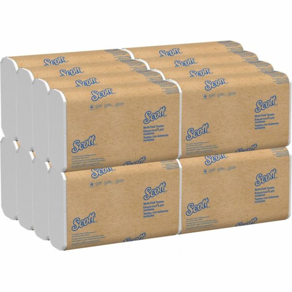 Scott Multifold Narrow Width Paper Towels with Absorbency Pockets