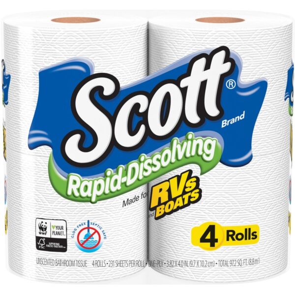 Scott Rapid-Dissolving Toilet Paper - Image 2