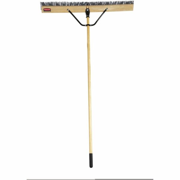 Rubbermaid Commercial Poly Bristle Medium Push Broom - Image 2