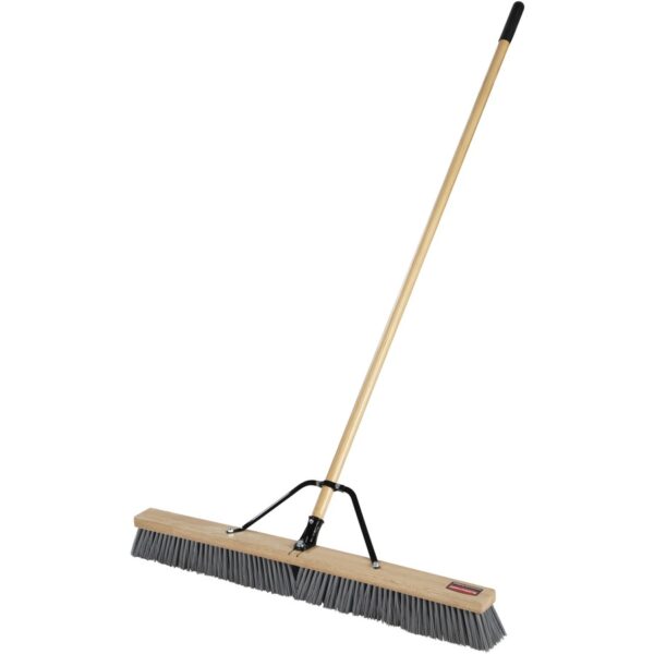 Rubbermaid Commercial Poly Bristle Medium Push Broom