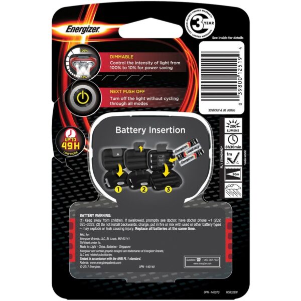 Energizer Vision HD LED Headlamp - Image 2