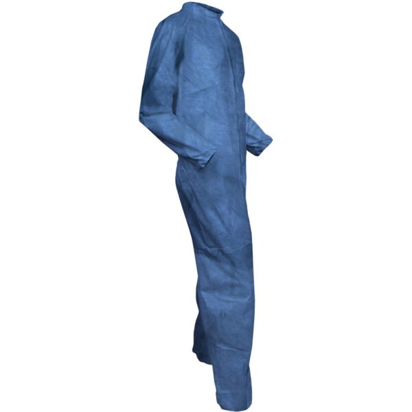 Kleenguard A60 Coveralls - Zipper Front, Storm Flap, Elastic Back, Wrists & Ankles - Image 2