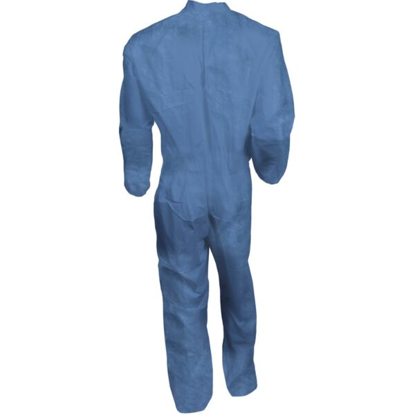 Kleenguard A60 Coveralls - Zipper Front, Storm Flap, Elastic Back, Wrists & Ankles - Image 3