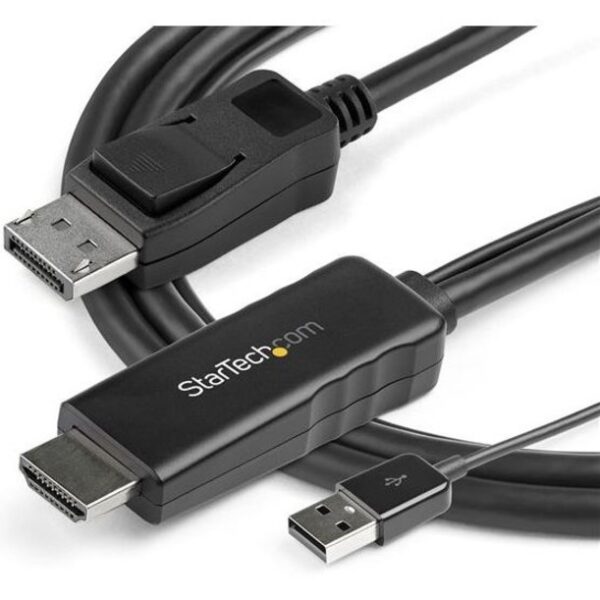 StarTech.com 6 ft. (1.8 m) HDMI to DisplayPort Cable - 4K 30Hz - Image 2