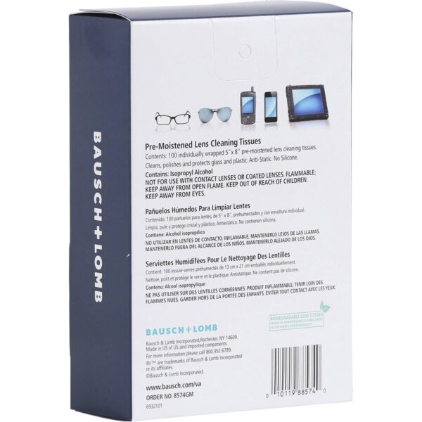 Bausch + Lomb Sight Savers Lens Cleaning Tissues - Image 2