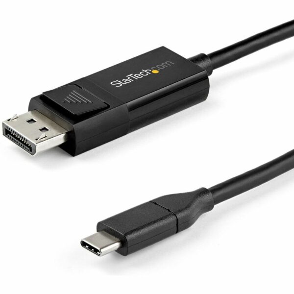 StarTech.com 3.3 ft. (1 m) USB-C to DisplayPort 1.4 Cable - Bi- Directional