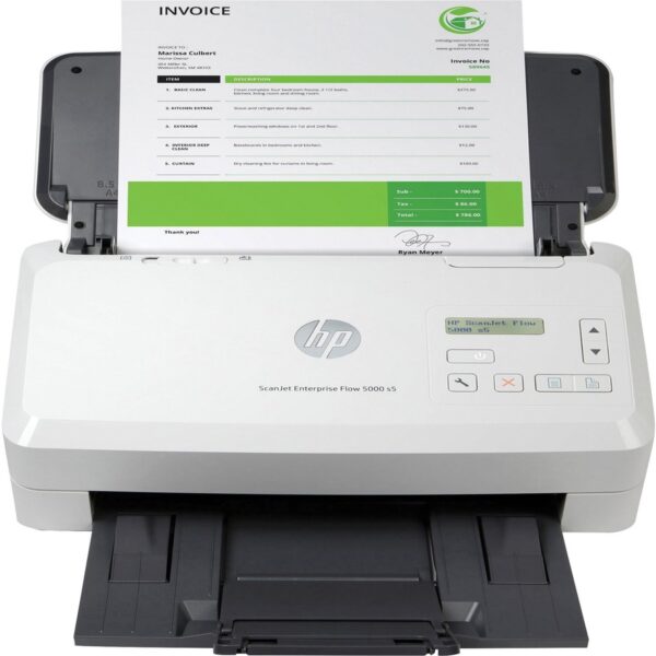 HP Scanjet Enterprise Flow 5000 S5 Sheetfed Scanner - 600 dpi Optical