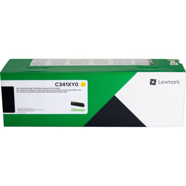 Lexmark Unison Original Extra High Yield Laser Toner Cartridge - Yellow - 1 Each - Image 2