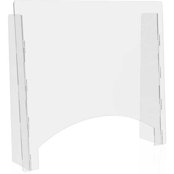 Deflecto Countertop Safety Barrier with Pass Through