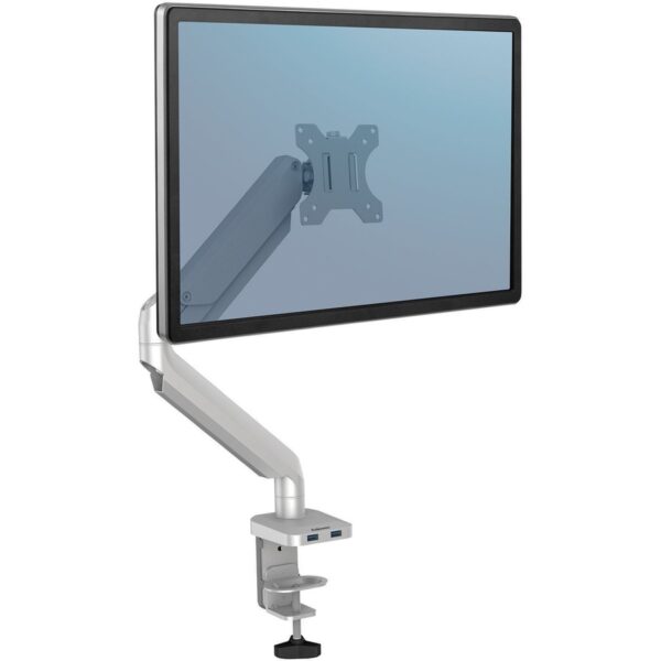 Fellowes Platinum Mounting Arm for Monitor - Silver - Image 3