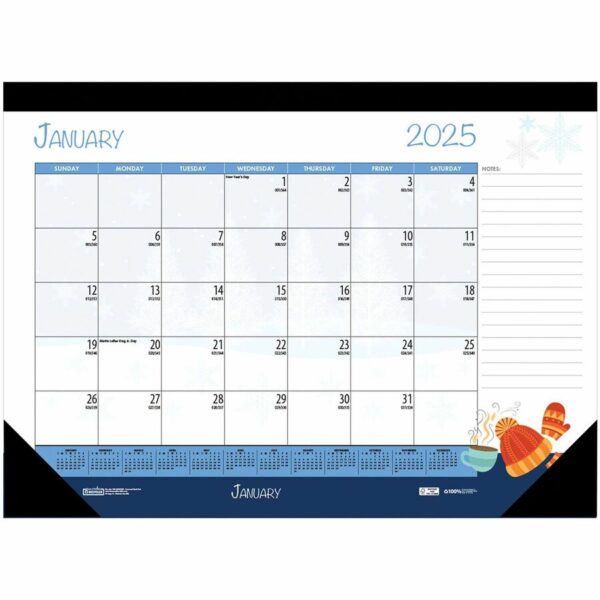 House of Doolittle Seasonal Holiday Deskpad Calendar