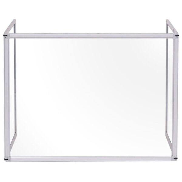 Bi-silque Desktop Divider Glass Barrier