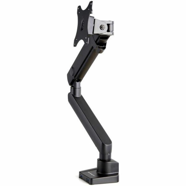 StarTech.com ARMSLIM2USB3 Mounting Arm for Monitor, Curved Screen Display, Flat Panel Display - Black