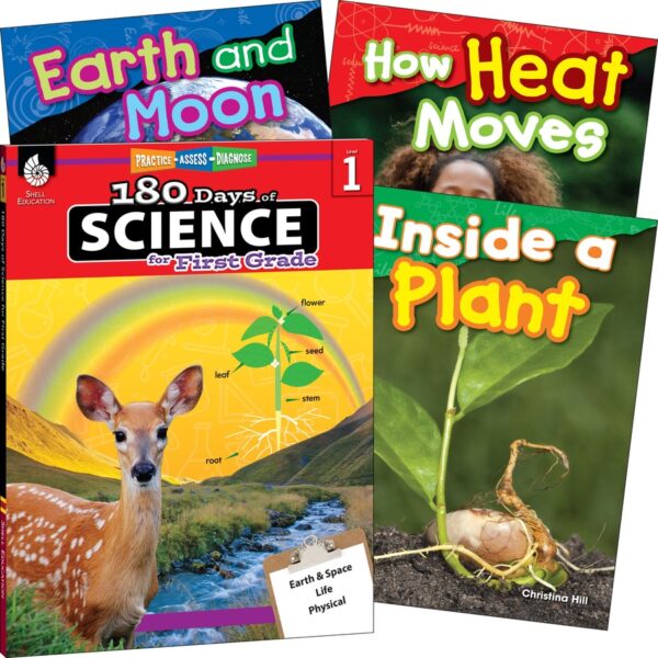 Shell Education Learn At Home Science 4-book Set Printed Book