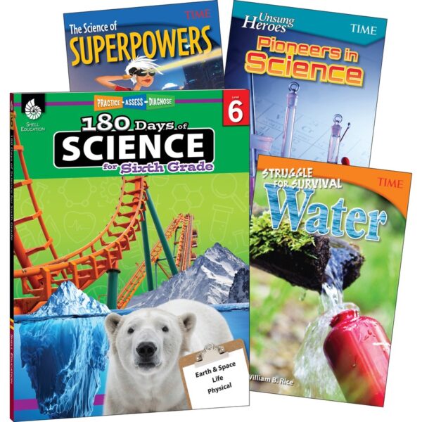 Shell Education Learn At Home Science 4-book Set Printed Book