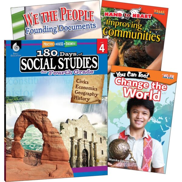 Shell Education Learn At Home Social Studies Books Printed Book