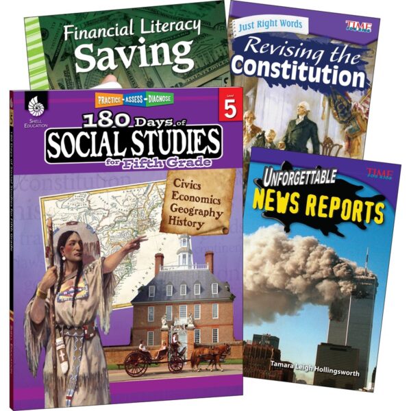 Shell Education Learn At Home Social Studies Books Printed Book