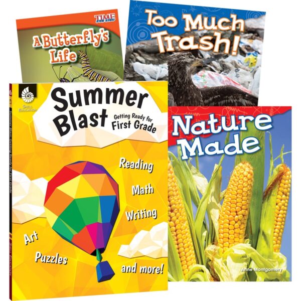 Shell Education Learn-At-Home Summer Science Set Printed Book by Jodene Smith