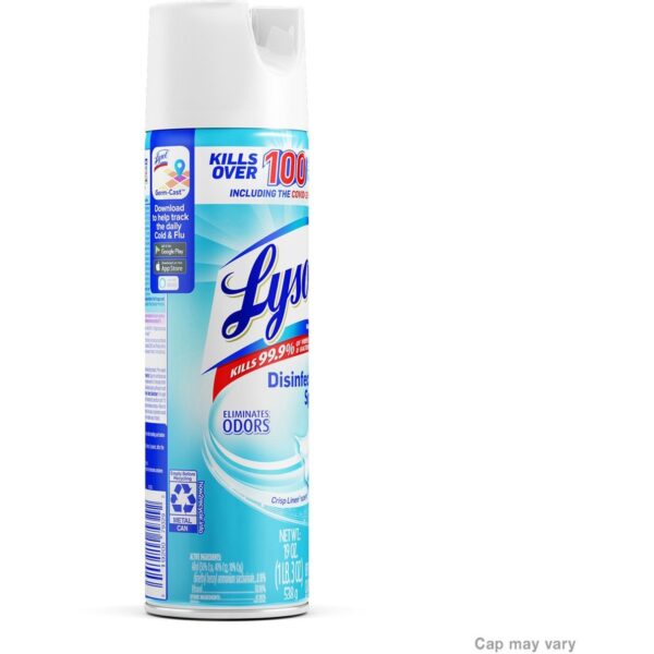 Lysol Crisp Linen Disinfectant Spray - Image 2