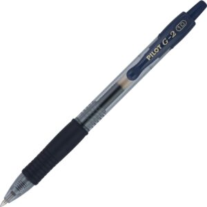 A black and white pen with a rubber grip.