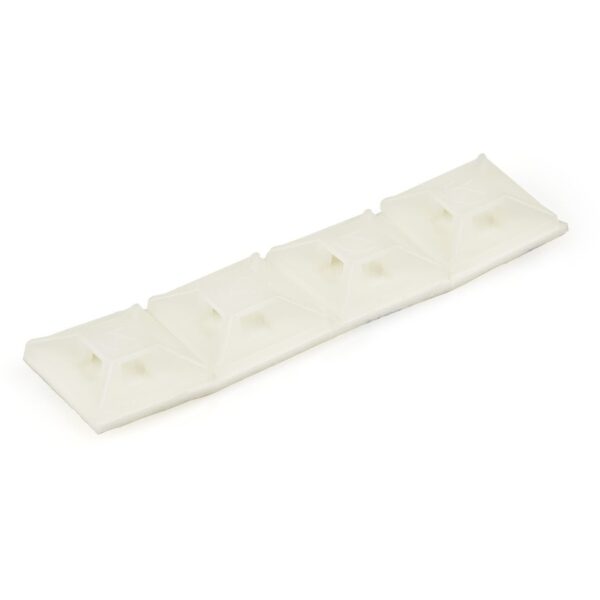 StarTech.com 100 Pack Cable Tie Mounts with Adhesive Tape for 0.13 in. (3.2 mm) Wide Ties