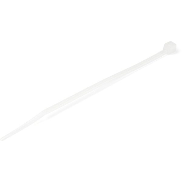 StarTech.com 100 Pack 4" Cable Ties - White Small Nylon/Plastic Zip Tie