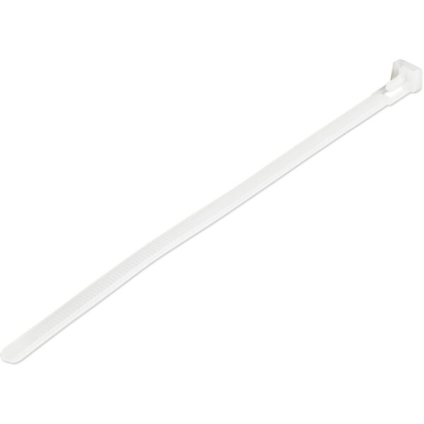 StarTech.com 100 Pack - 8 in. (203 mm) White Cable Ties (CBMZTRB8)