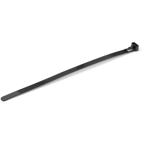 StarTech.com 100 Pack - 8 in. (203 mm) Black Cable Ties (CBMZTRB8BK)