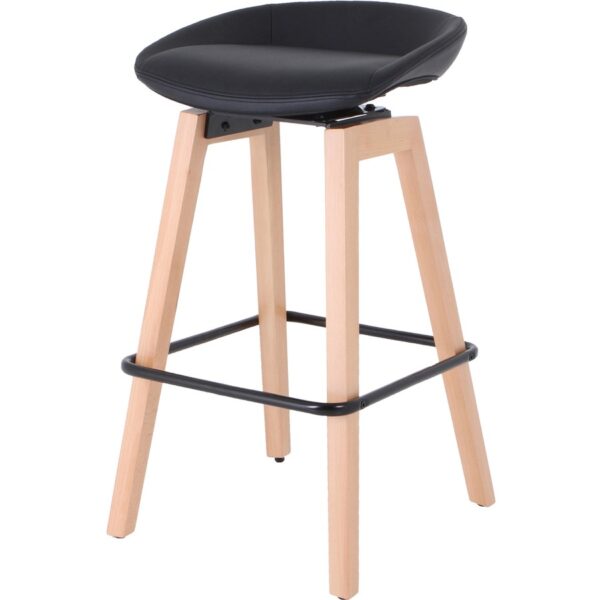 Lorell Modern Low-Back Stool - Image 2