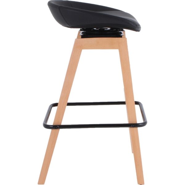 Lorell Modern Low-Back Stool - Image 3