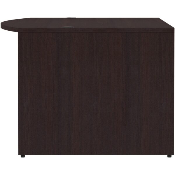 Lorell Essentials Series Bowfront Desk Shell - Image 2